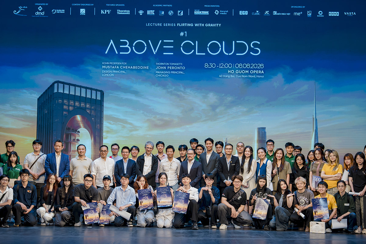 FLIRTING WITH GRAVITY #1 – ABOVE CLOUDS: Đối thoại quốc tế về kiến trúc siêu cao tầng và tương lai đô thị theo chiều cao