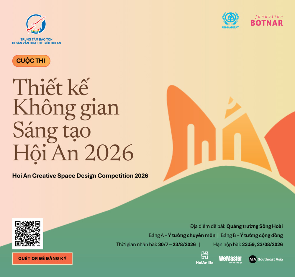 Phát động Cuộc thi Thiết kế Không gian Sáng tạo Hội An 2026 tại Quảng trường sông Hoài